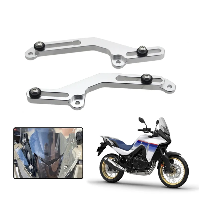 

AASS-Motorcycle Windscreen Adjusters For Honda XL750 XL 750 Transalp 750 2023 2024 CNC Aluminum Windshield Bracket