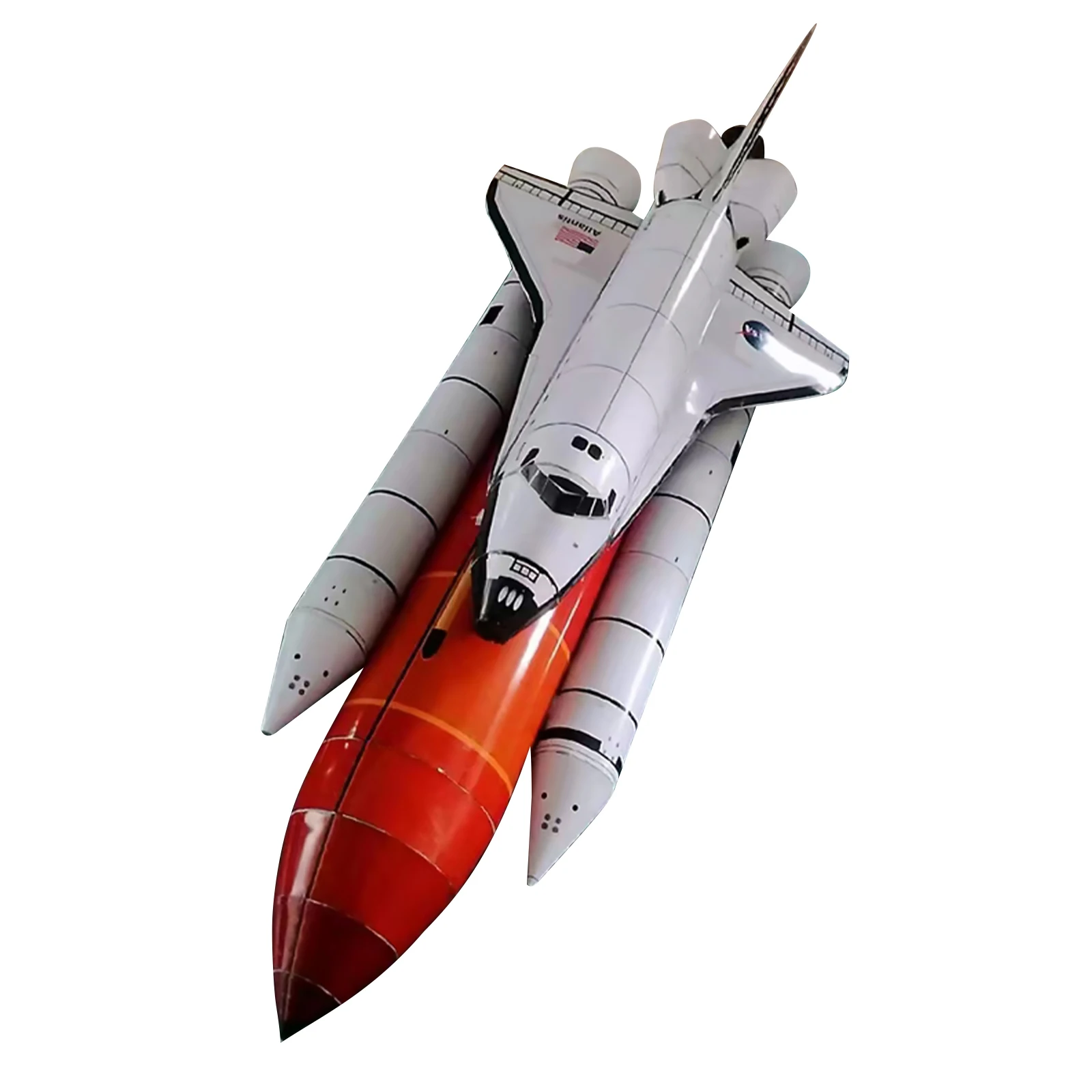 

DIY Paper Model 1: 150 Space Shuttle Atlantis Handmade Space Rocket DIY Handmade Easy to Assemble Beginner Friendly 3D Puzzle