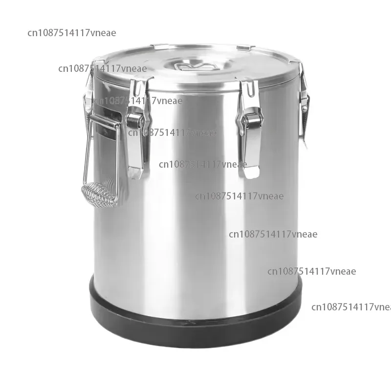 Commercial Stainless Steel Insulated Food Warmer Barrel Professional Kitchen Heat Preservation Container for Restaurant N