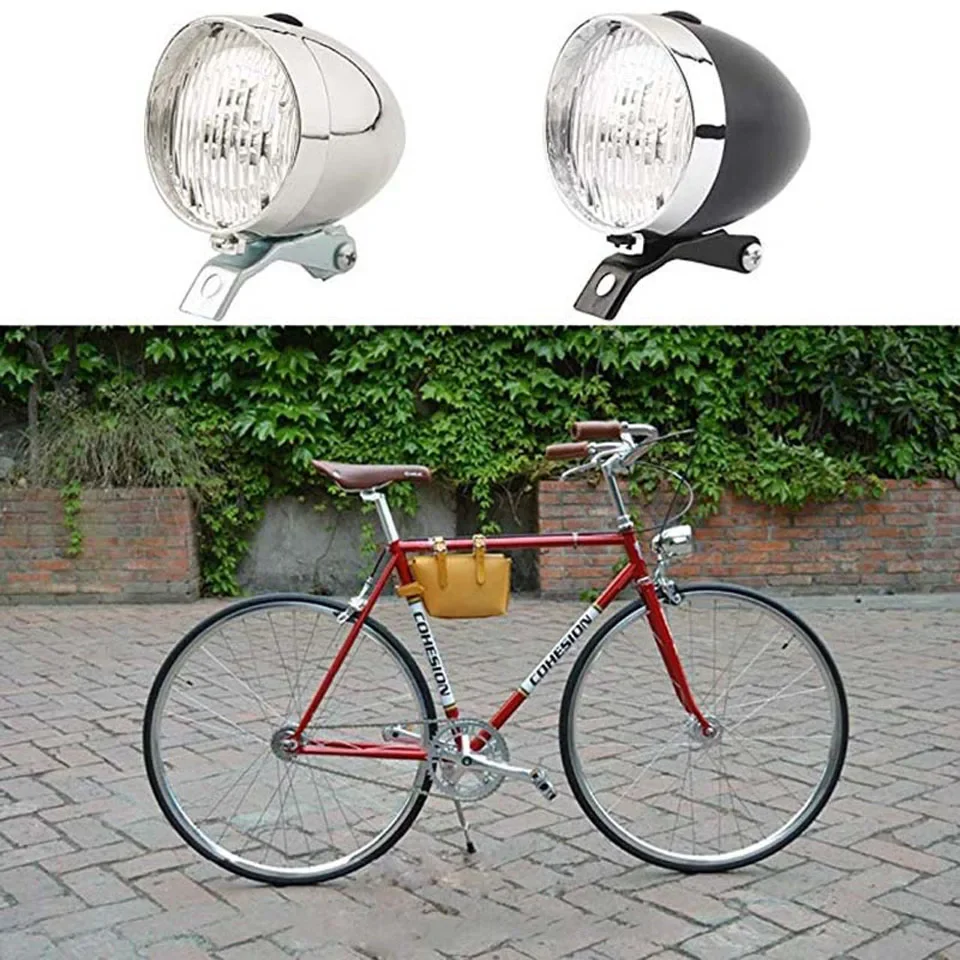 Bicycle Light 3 LED Retro Classic Bike Headlight Bicycle Retro Head Light Front Fog Safety Lamp