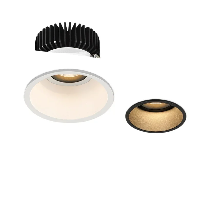 

LED downlight anti-glare household eye protection wall washer narrow side embedded ceiling hill spotlight