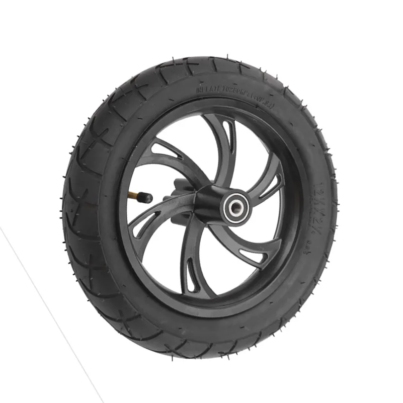 12 Inch 12 1/2X2 1/4 Wheel Tire & Inner Tube & Rim Set Fit for electric scooters E-bike folding bicycles Accessories