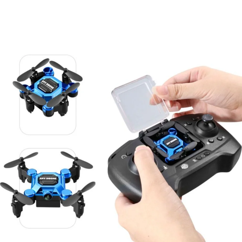 

Plastic Mini Remote Control Aircraft Quadcopter Flying Rotation Remote Control Drone Training Durable