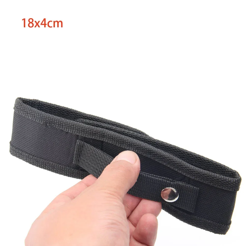 범용 휴대용 나일론 홀스터 거치대 파우치, 손전등 토치용 허리 벨트 가방, 12-14cm, 1PC