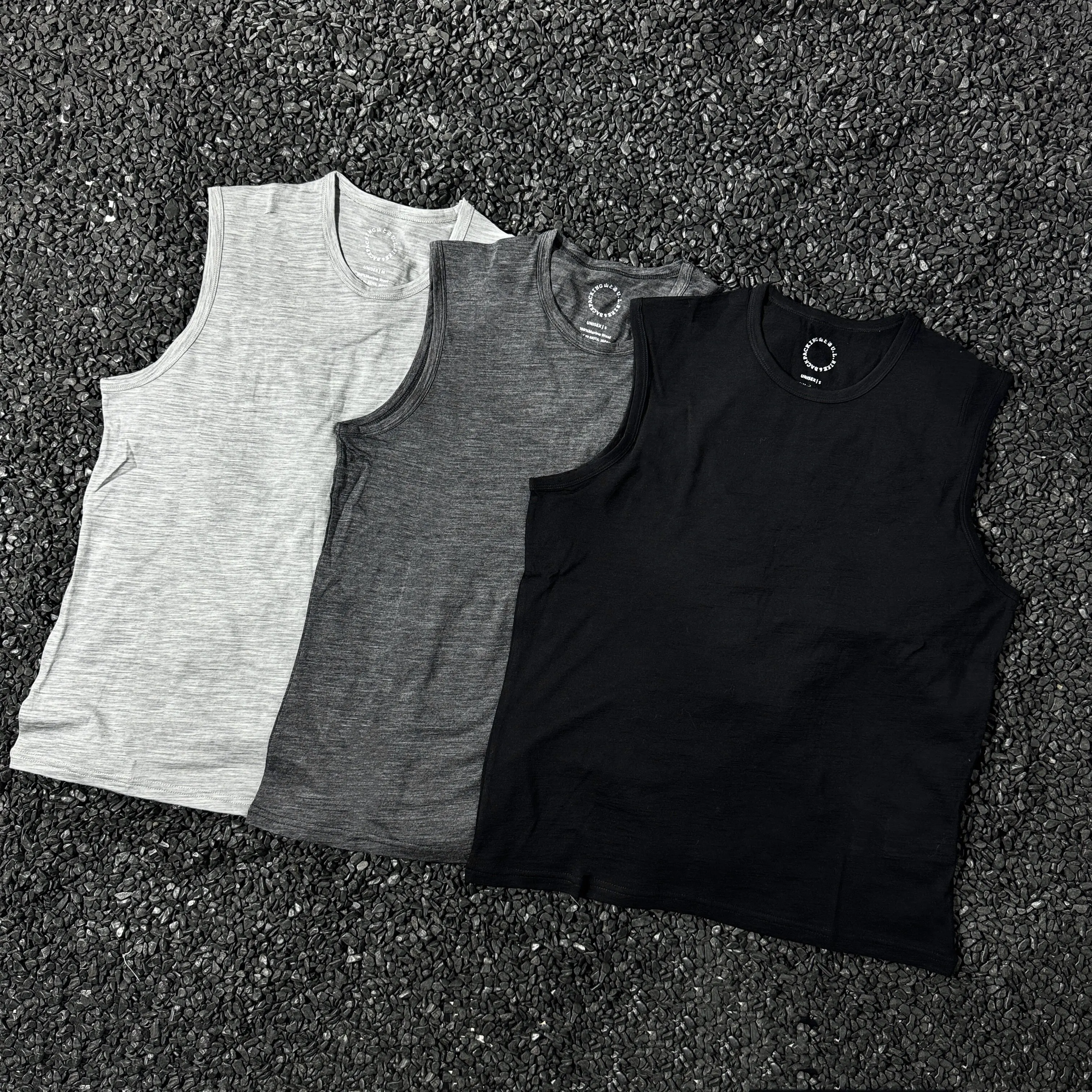 

2026 Yamatomichi Merino Wool Tank Top Quick Dry Breathable Lightweight Outdoor Running Fitness Sleeveless Shirt