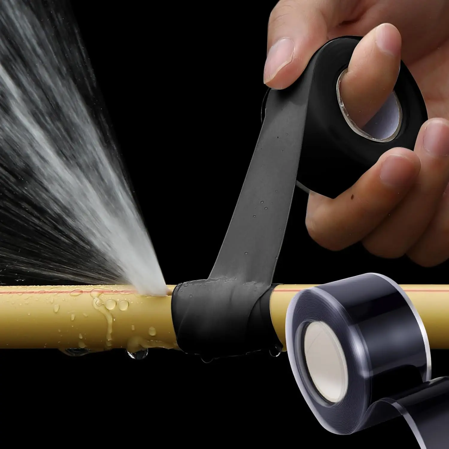 Waterproof Rescue Tape Silicone Self-Adhesive Tape, Used for Fixing Pipes, Sealing Pipes, Outdoor Coaxial Cables, and Tools