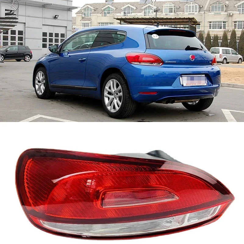 

For Volkswagen Scirocco 08 09 10 11 12 13 14 Taillight Rear Light Lampshell Tail Lamp Tail Lights Cover Without Lights and Wires