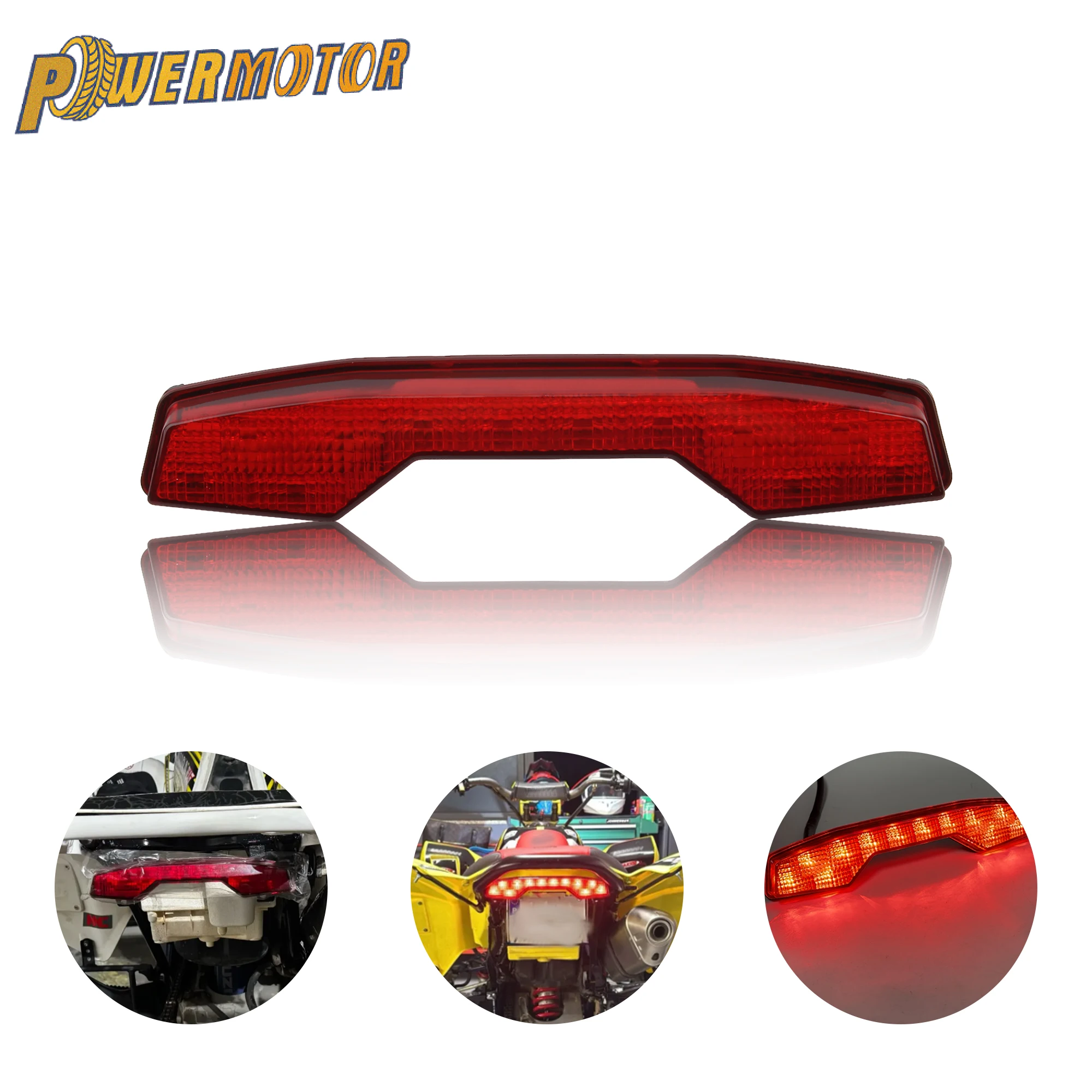 دراجة نارية الضوء الخلفي الفرامل الخلفية الذيل ضوء LED لسوزوكي LT-R450 LTR 450 Quadsport LTR450 ATV تعديل استبدال أجزاء #1