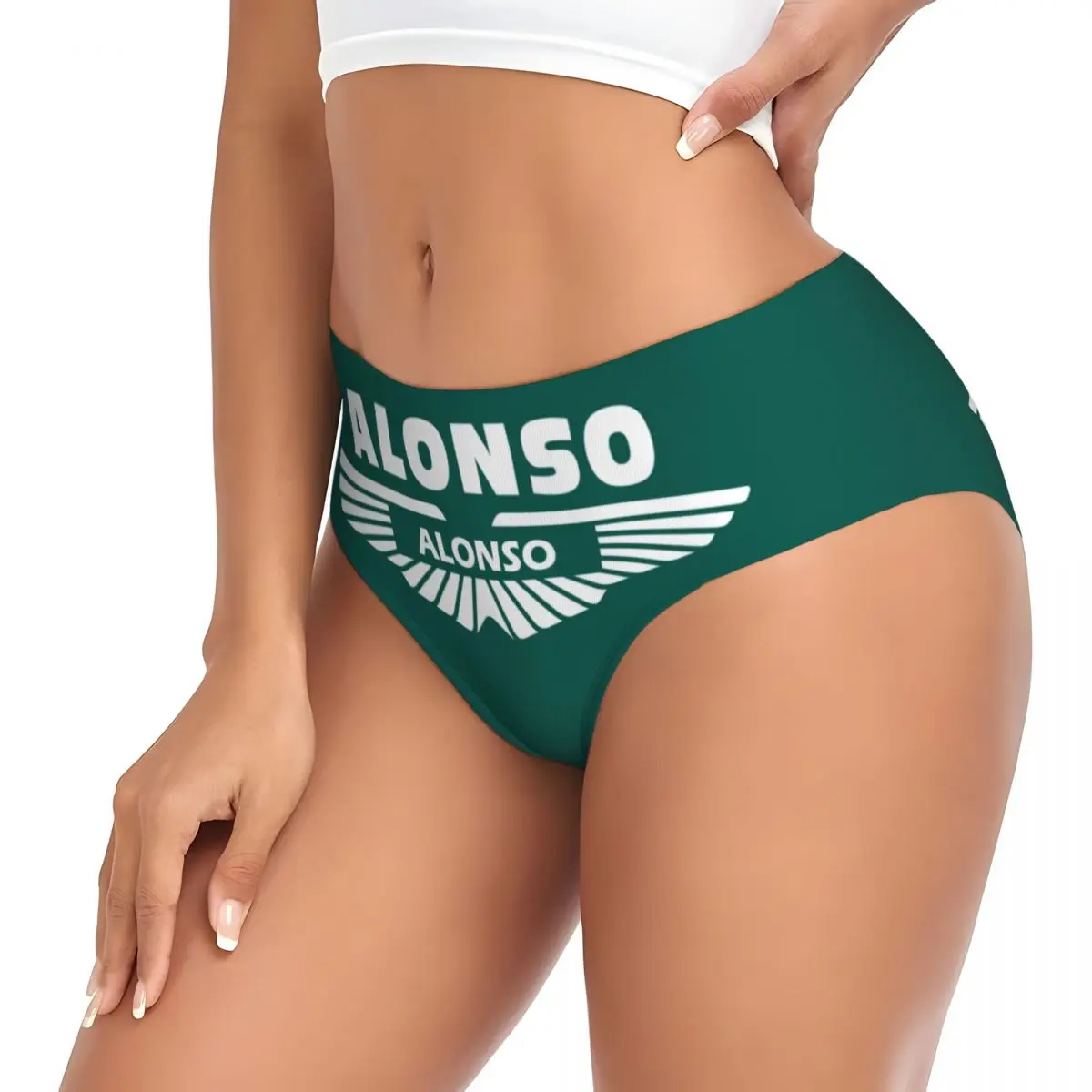 Custom Alonso Sport Motorcycle Brief Panties Women's Breathable Stretch Underwear