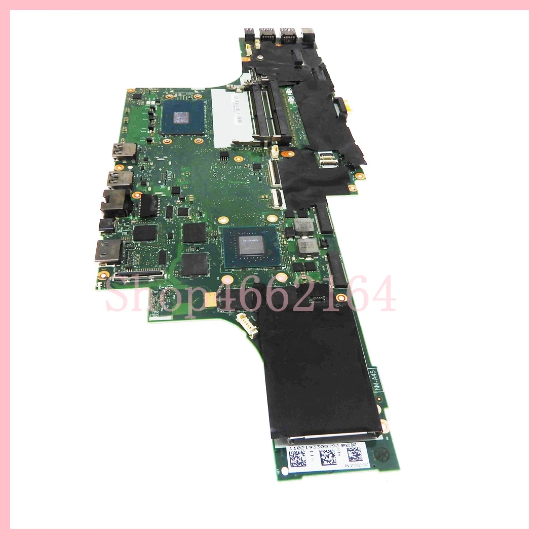 Imagem -04 - Placa-mãe Portátil para Lenovo Thinkpad P50 Nm-a451 E31505m v5 I76th Gen Cpu M1000m M2000m Gpu Mainboard 100 Testado ok