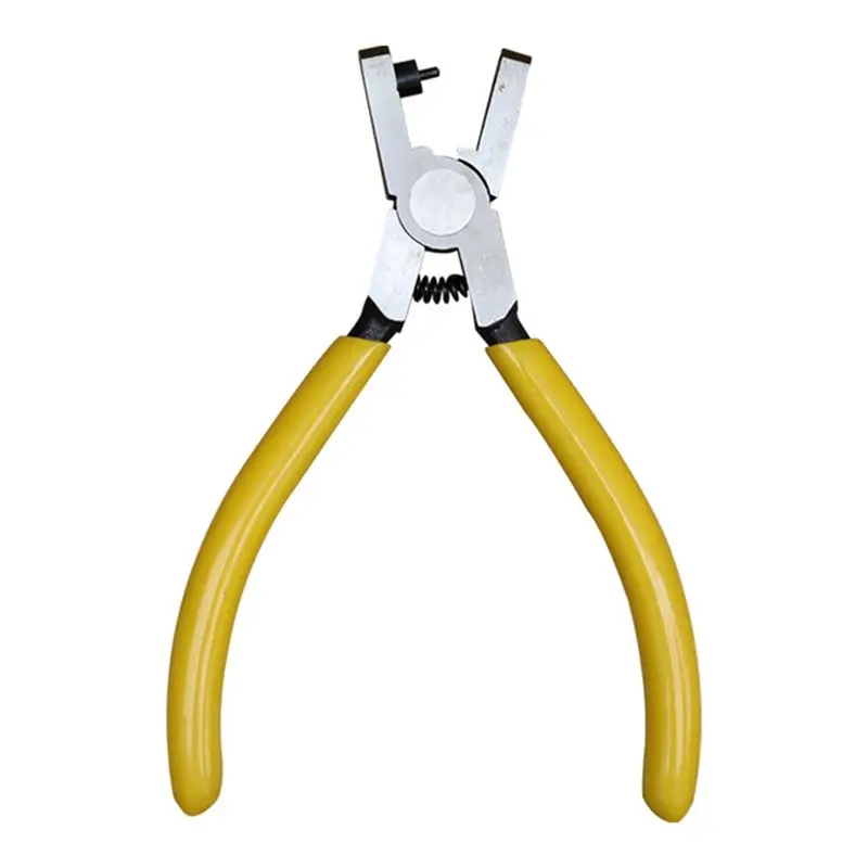 5 Inch Leather Belt Hole Punch Pliers Mini Watch Band Punching Hole Pliers Multi-Functional Hand Plier DIY Drilling Tool-AT30
