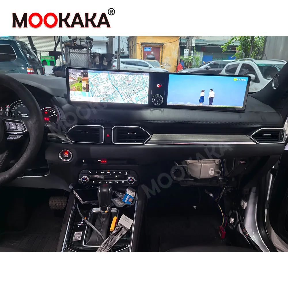 Android 14 8G+128G For Mazda CX-5 2017-2025 Carplay 360 Stereo Multimedia Player Navigation GPS Auto 24.6 Inch Car Radio Upgrade
