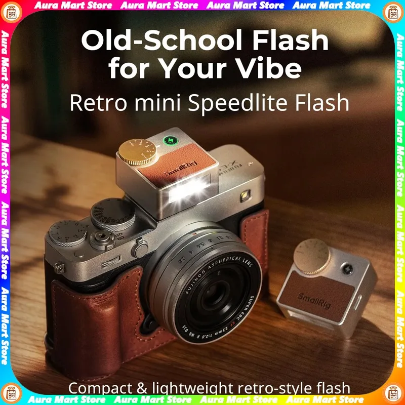 Flash Speedlite Retro Mini Sma - Speedlite Flash External avaliação e preço