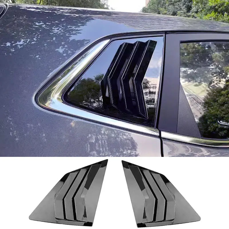 Window Louver for Changan OSHAN X5 Quarter Side Scoop Cover Vent Black Spoiler X5 PLUS 2021 To 2024 Decorative Accessories