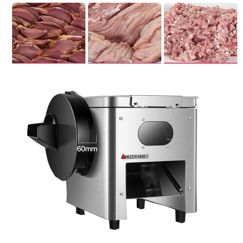 

220V Fresh Beef Thinner Slicing Machine Frozen Bacon Meat Slicing Cutting Machine Fresh Frozen Meat Slicer