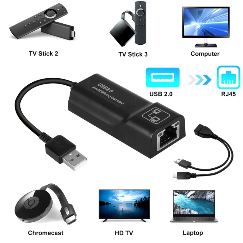 

Высокоскоростной интернет-адаптер плавное воспроизведение видео для видеоигр пользователя TV3