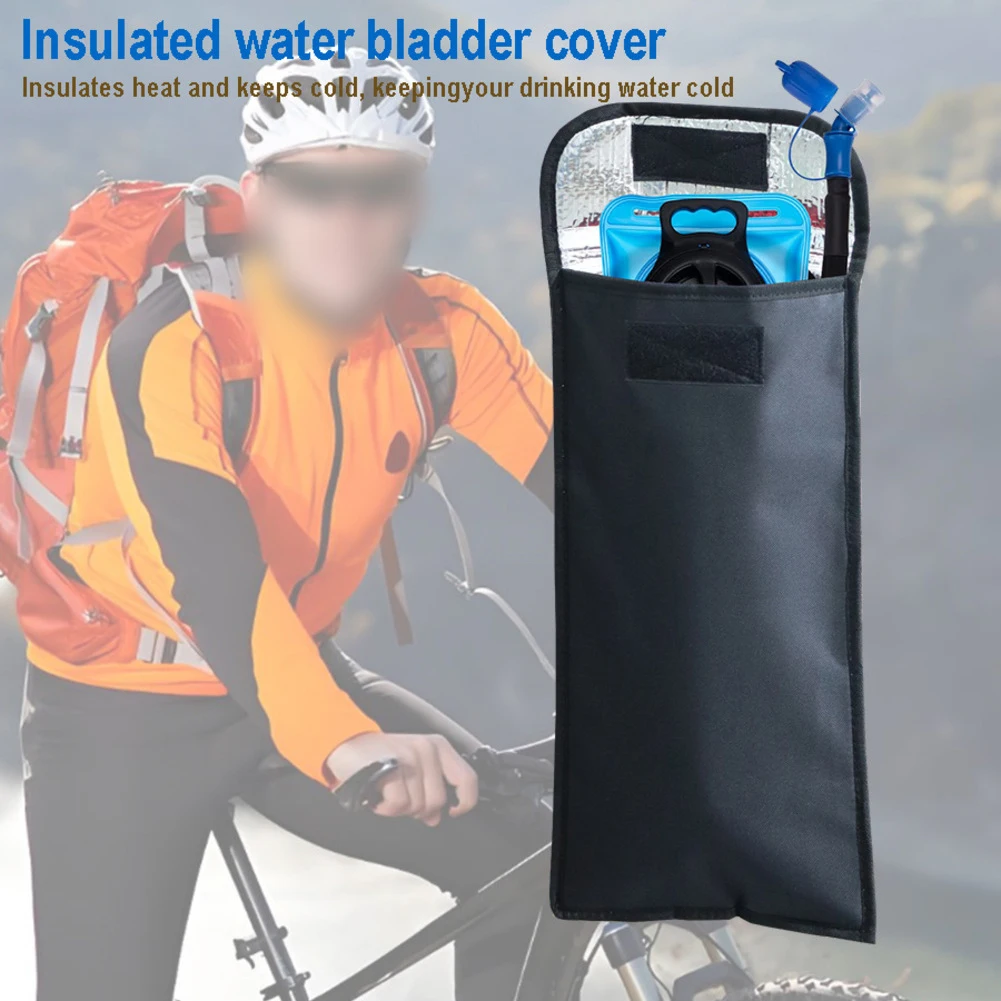 

1 шт., термоизоляционная сумка, 2 л, водяной пузырь, ткань Оксфорд, изоляционная сумка для водного пузыря для альпинизма, приключений на открытом воздухе