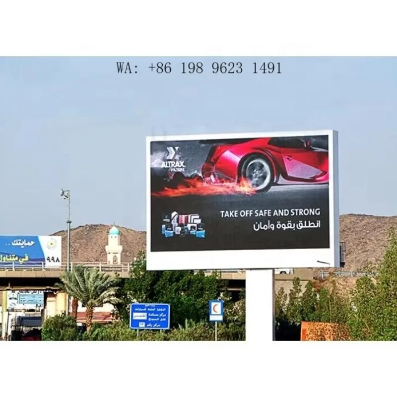 

P8 Outdoor LED Backdrop Wall 3840Hz High Refresh Waterproof Full Color Fixed Panel for Outdoor Commercial Advertising Display