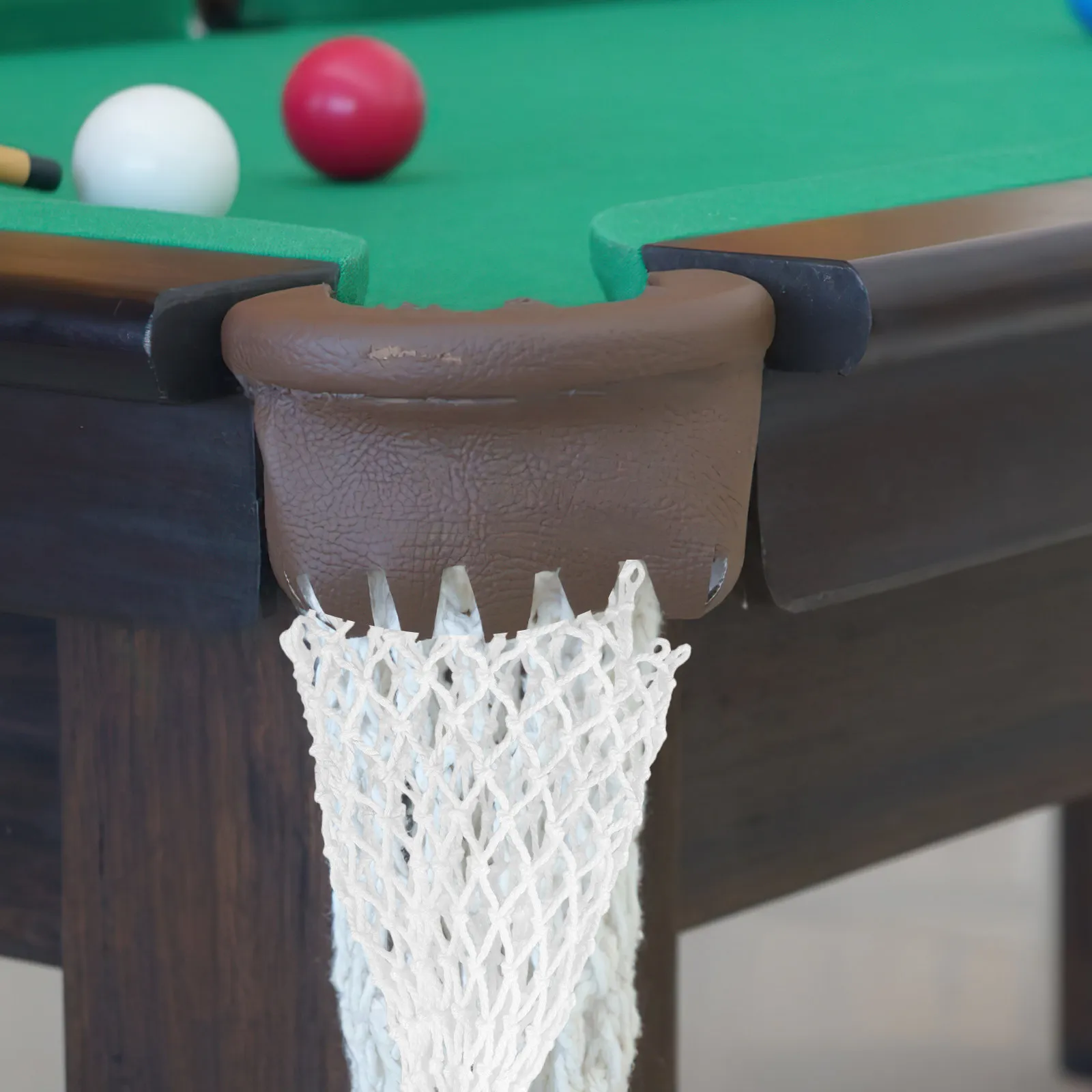 

Набор из 6 аксессуаров для бильярдного стола: прочные карманы для хранения шаров, карманы для отпускания шаров, принадлежности для снукерного стола
