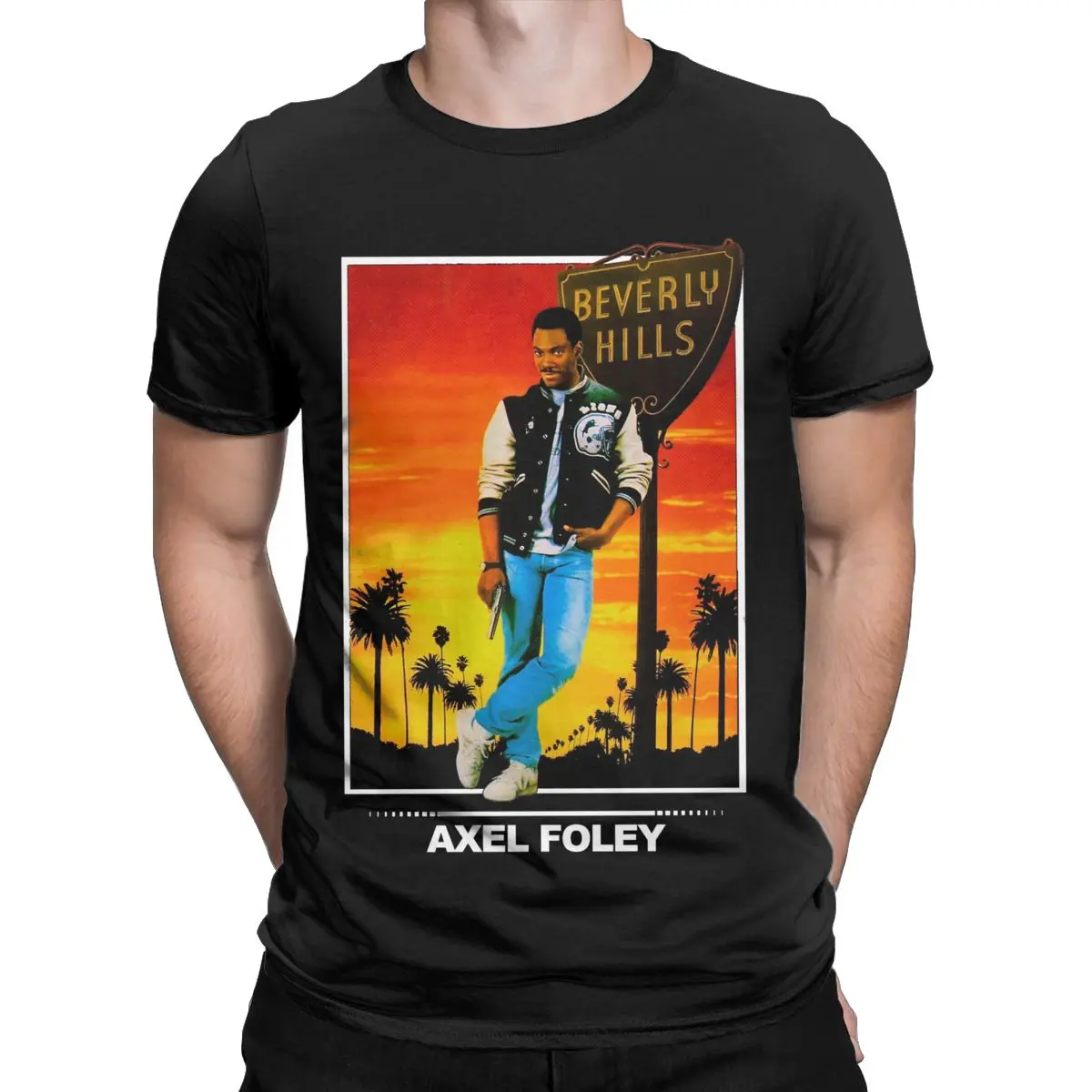 Beverly Hills Cop Axel Foley Filme T-Shirt Männer Frauen reine Baumwolle Humor 80er Jahre Film T-Shirt Kurzarm Kleidung Geschenk idee