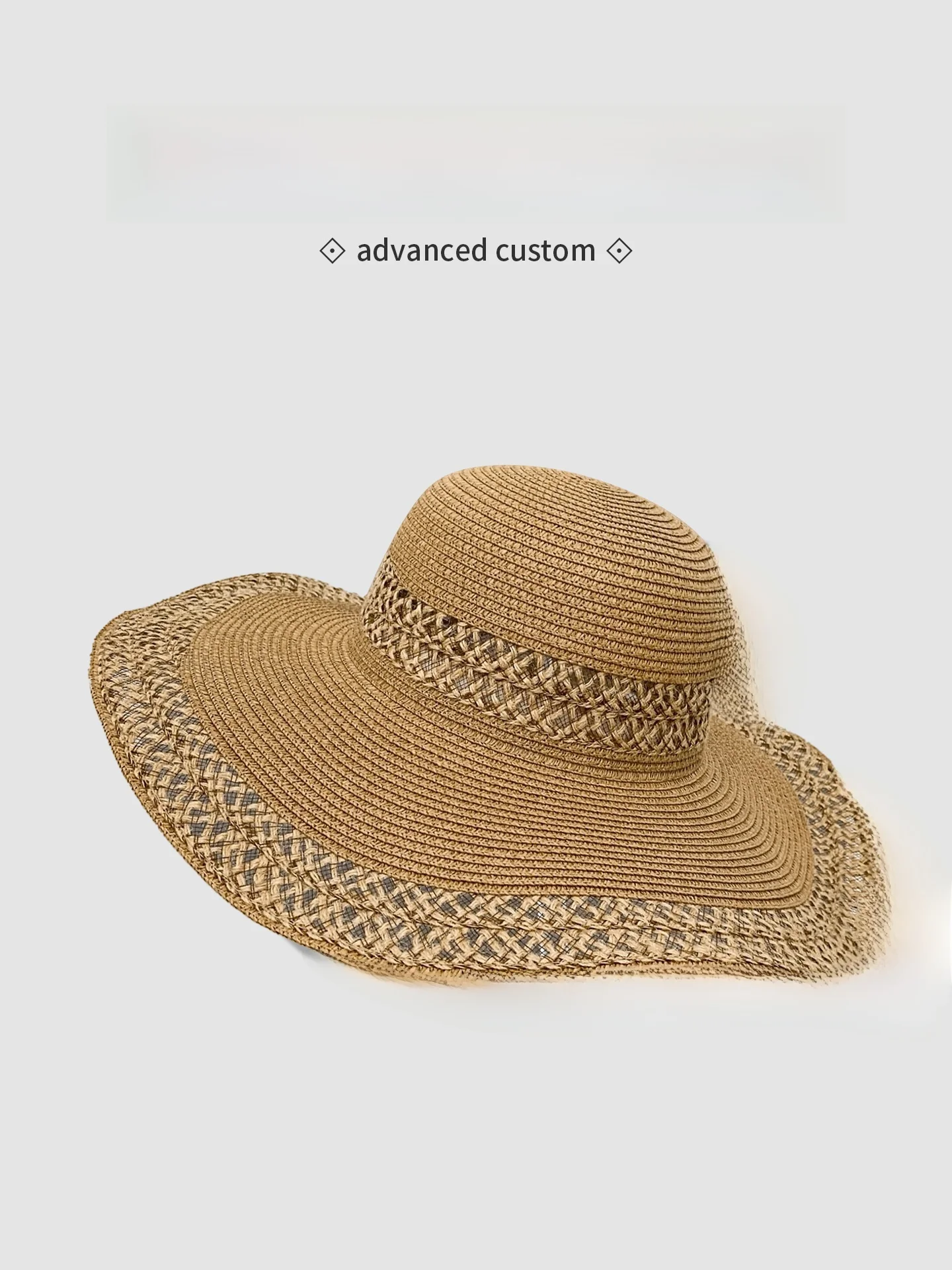 bohemian-style-wide-brim-hollow-out-straw-hat-women's-summer-beach-vacation-sunshade-hat-fashionable-breathable-casual-elegant
