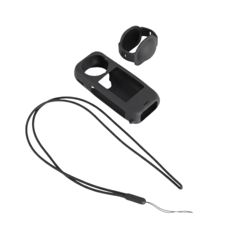 

Silicone cases lens covers and lanyard accessories for Insta X4 air camera