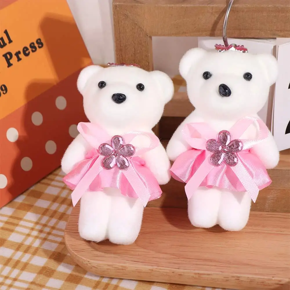 10 قطعة/المجموعة الزفاف هدية رغوة الدب الدب رغوة الحيوان الدب الصغير زهرة باقة DIY 10 سنتيمتر الكرتون باقة هدايا التخرج