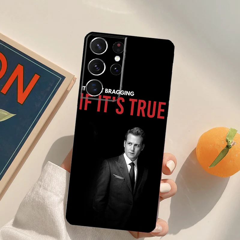 Etui na telefon z motywem serialu \"Suits\" dla Samsung Galaxy S25 S20 S21 S22 S23 S24 Ultra S9 S10 Plus S23 FE, tylna obudowa