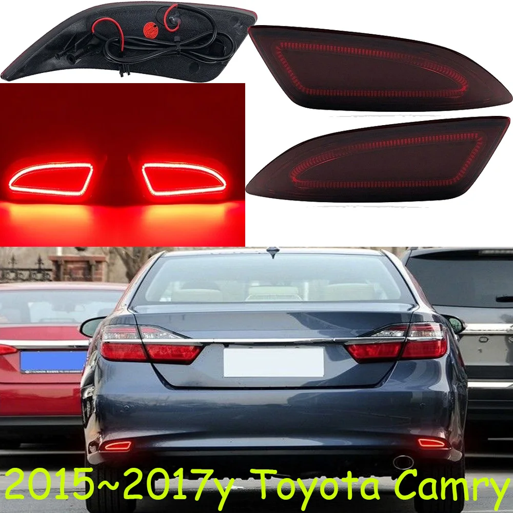 Luz trasera de estilo de coche para Toyota camry luz trasera 2015 ~ 2017y LED accesorios de coche lámpara trasera aurion luz trasera antiniebla