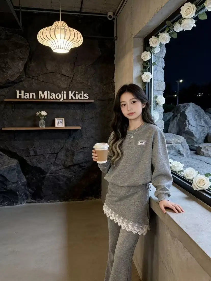 

Комплекты одежды для девочек, осенне-весенние детские комплекты одежды для девочек, футболка, юбка, леггинсы, брюки, спортивный костюм для девочек, 130-170 см