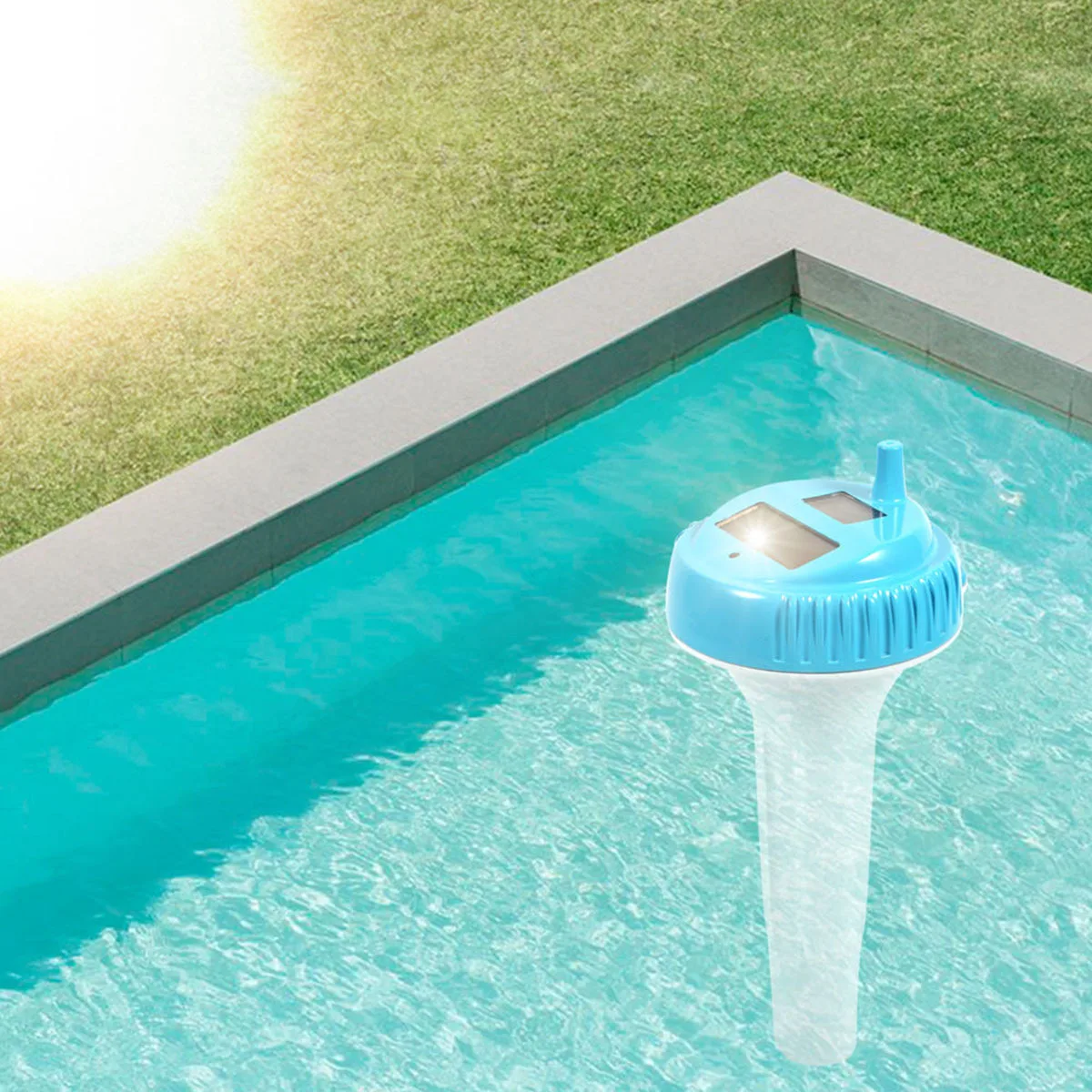 

Wireless Swimming Pool Spa Thermometer Floating Water Temperature Monitor Indoor Outdoor Digital Waterproof Sensor Easy Read