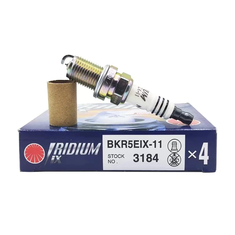 4-6pcs BKR5EIX11 3184 Iridium Spark Plugs Fit For Toyota Hyundai Kia Nissan Chevrolet Mazda Suzuki Acura BKR5EIX11-3184