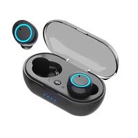 Wireless Bluetooth 5.0 Earphones 9D Stereo Headset with Mic Y50 TWS Touch Control Sport Earphones Waterproof Earbuds LED Display