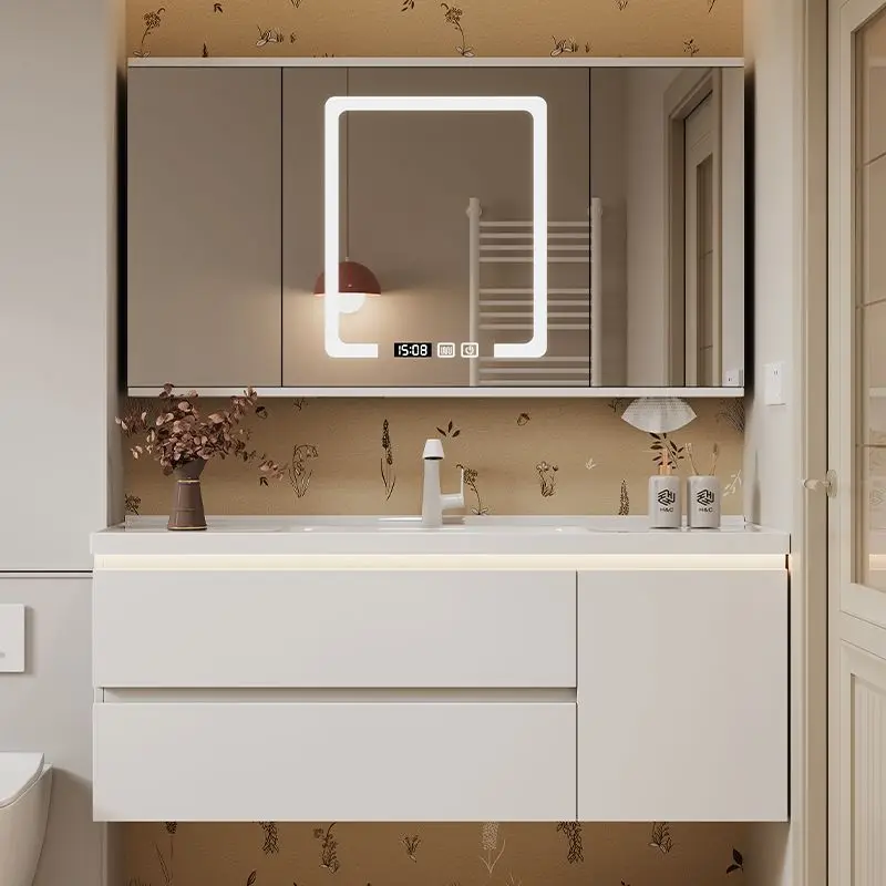 

65/75/85/95/105/115/Ceramic integrated basin toilet hand washbasin bathroom cabinet combination