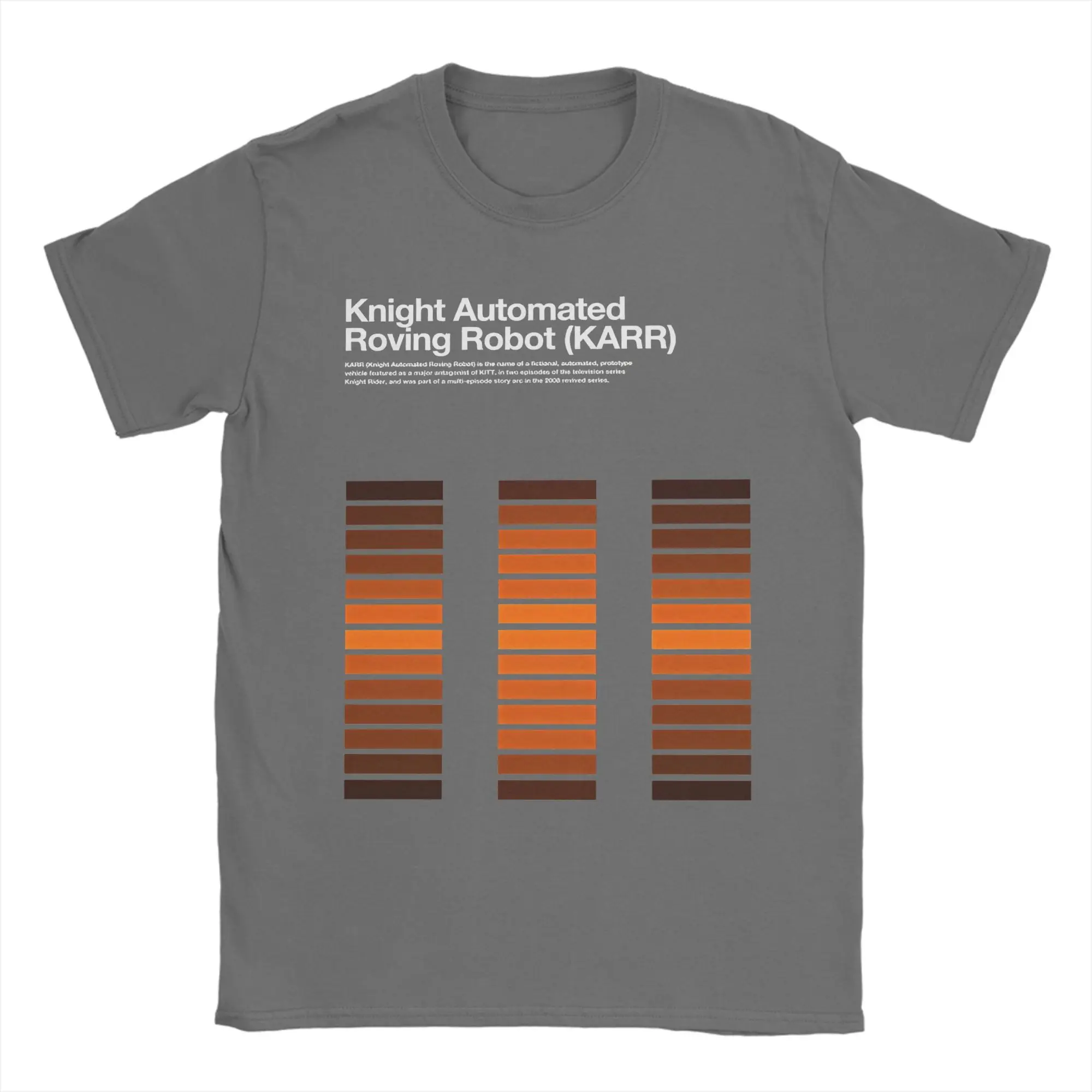Camiseta Knight Rider KARR Knight Automated Roving Robot, camisetas de algodón para hombre, novedad, cuello redondo, manga corta