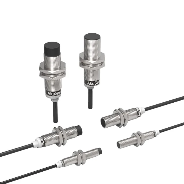 AkuSense High Accuracy TLN12-08NO Extended Sensing Distance Inductive Proximity Switch Sensor M12