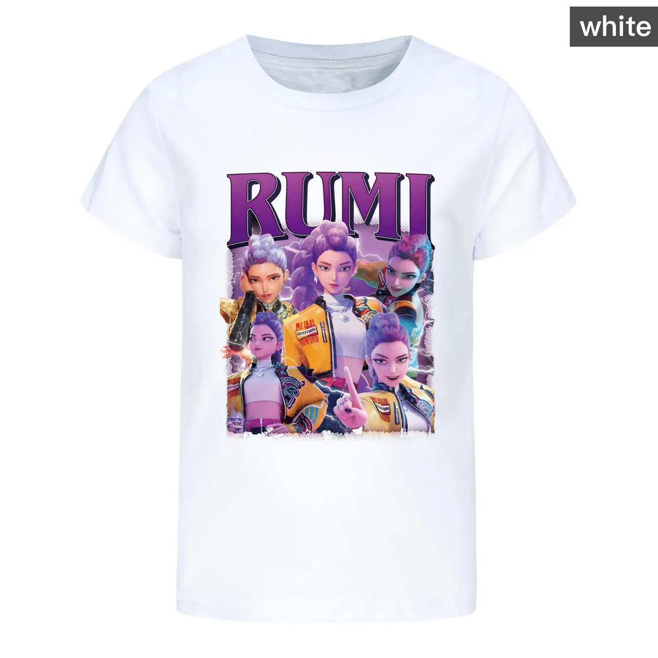 

KPop охотники на демонов, детская одежда с героями мультфильмов, забавная футболка с круглым вырезом для маленьких девочек, топы с короткими рукавами для мальчиков-подростков, детская одежда