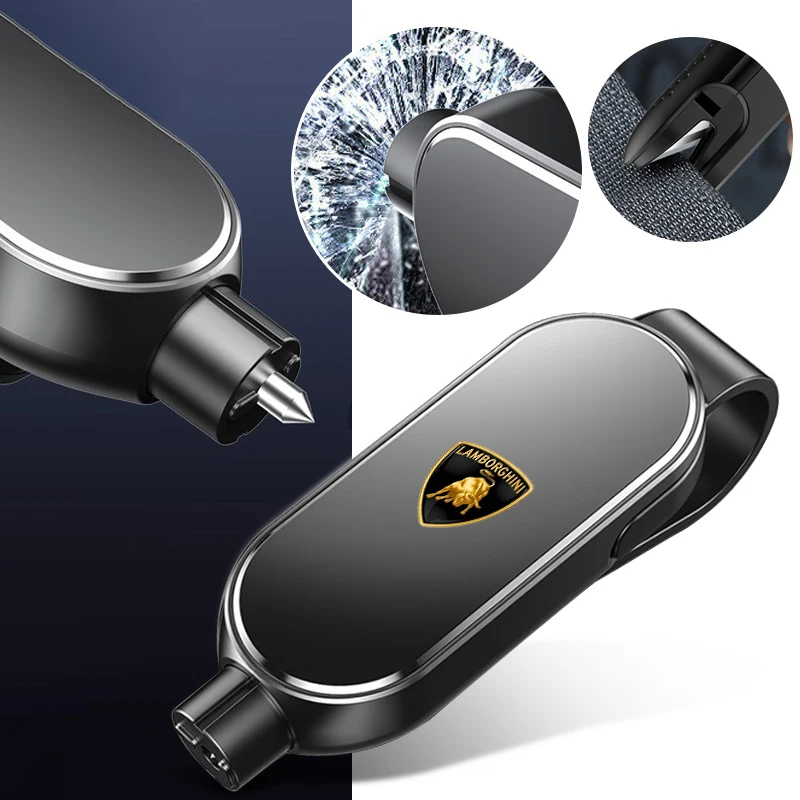 

Multifunctional Safety Hammer Breaker Safety Hammer Life-saving Sticker For Lamborghini LP570 LP610 Urus LP700 LP770 Accessories