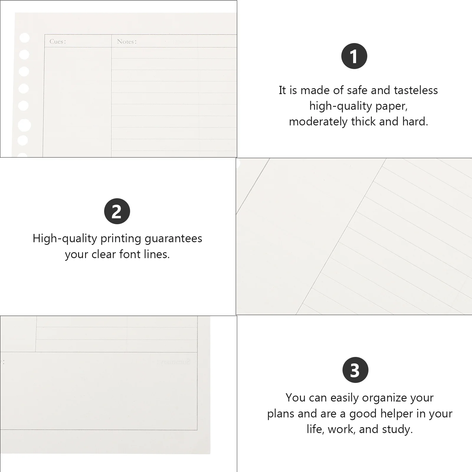 150 قطعة A5 ورق استبدال أوراق فضفاضة قسط جودة الطباعة خطوط الخط واضحة لتنظيم خطط A5 ورقة فضفاضة #1