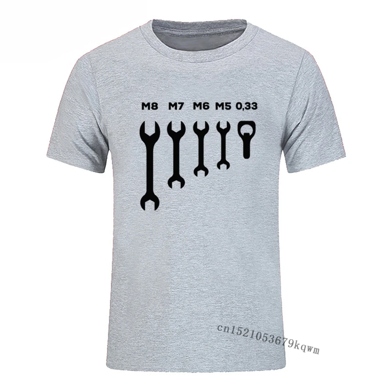 Wrench Jaw Spanner Beer Car Mechanic T-Shirt 3d Printed T Shirt Men Summer Casual Tops Tees Funny Tshirt Streetwear