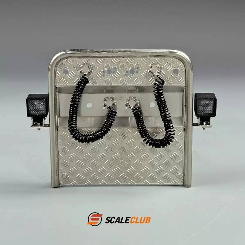 SCALECLUB 1/14 Truck Metal Pipe Holder Type3 Euro Truck Style for 1/14 Tamiya SCANIA LESU Car Accessories