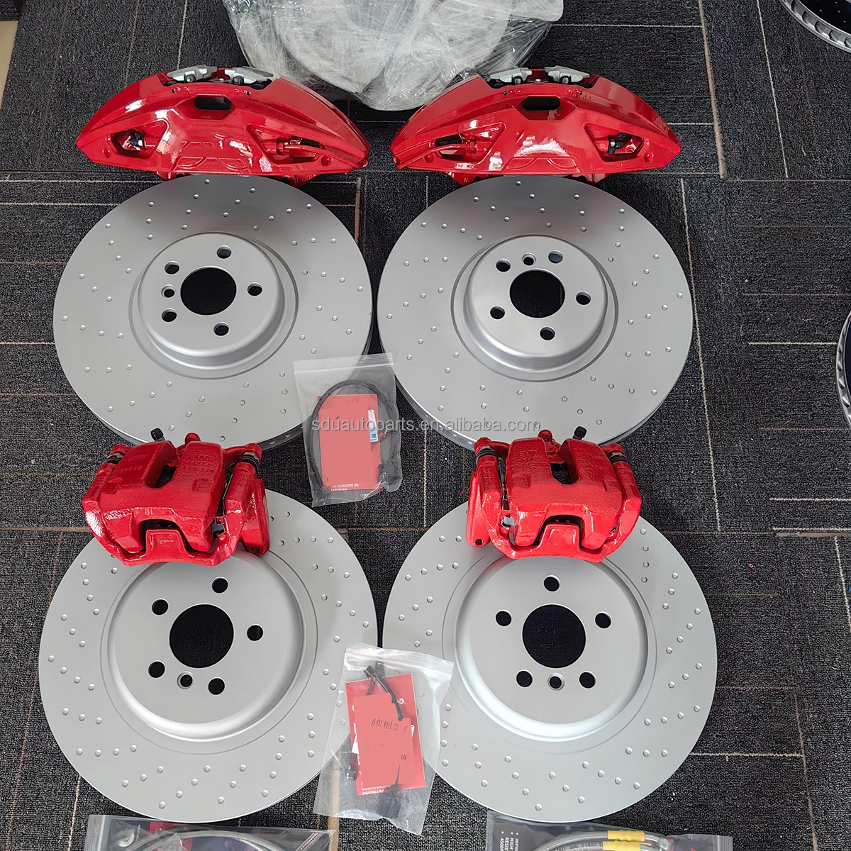 TLF High Performance Big Braking Kit  Front 4 Pot Caliper 4 Piston Brake Rear 1 Piston Brake Caliper Piston for G20  G30 Series