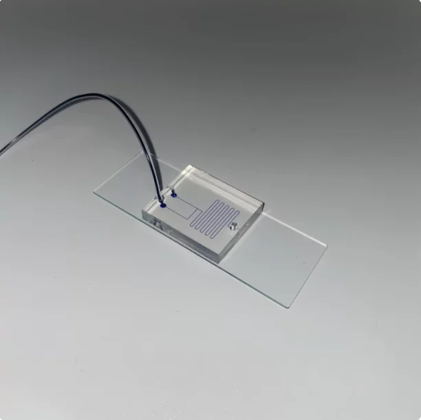 Microfluidic Biological Laboratory Flow-Focusing T-Junction Droplet Microsphere Microemulsion Chip PDMS 50 Microns