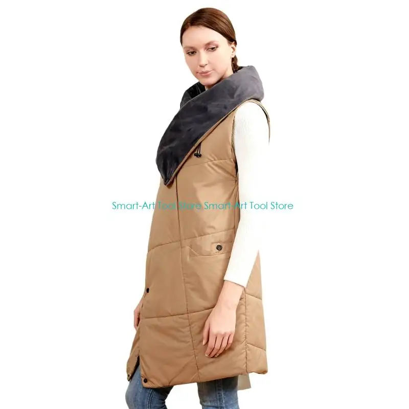 E1PB Electric Heating Vest Carbon Fiber Fast Warming Low Safe For Indoor Outdoor Use