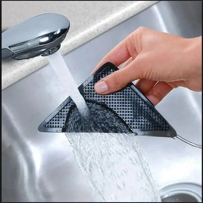 4/8pcs Triangular Carpet Anti Slip Stickers for Tile Floor Carpet Corner Pads Washable and Reusable Bathroom Rug Fixed Paste