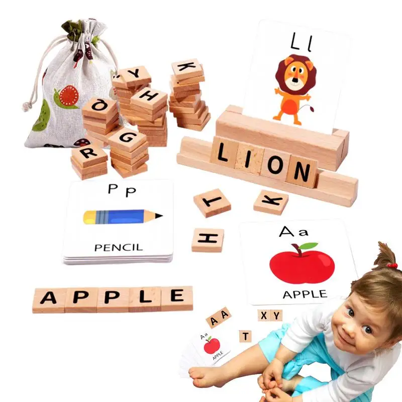 

Letter Cards Kids Flash Cards Interactive Educational Funny Portable Game For Preschool Girl Child Boy Kindergarten Early