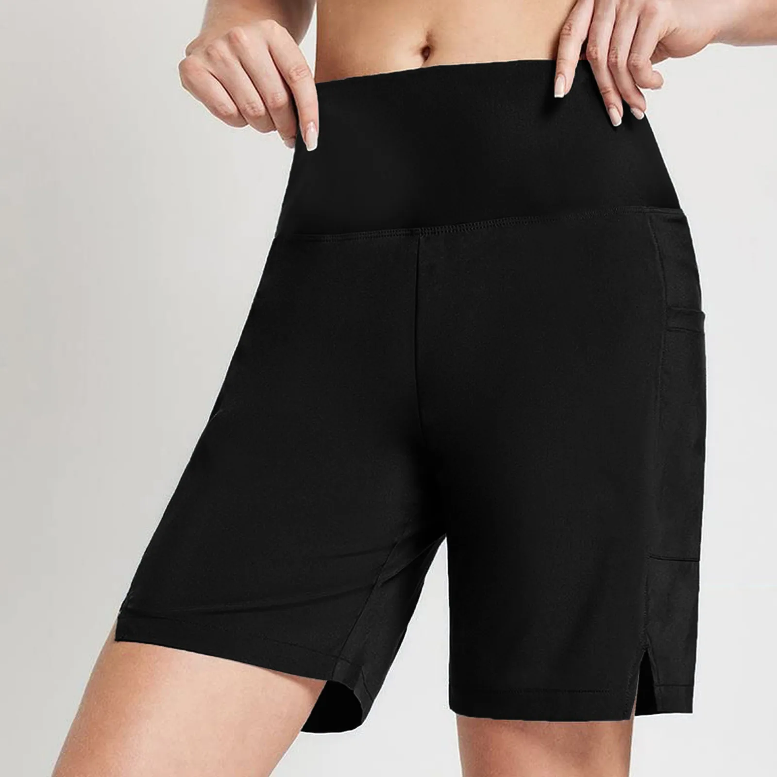 Womens Swim Shorts Women High Waisted Shorts Swim Bottoms Swimwears Sports Yoga Shorts Swimbottom Bathing Suit Bottoms
