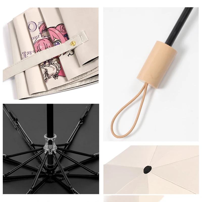 ร่มกันแดดกันฝนพับได้ลายนิกเก่ ดอร์โธ เกมเทพธิดาแห่งชัยชนะ คอสเพลย์เซ็กซี่ ดอร์โธ ร่มกันยูวีสำหรับเดินทาง ของขวัญคริสต์มาส