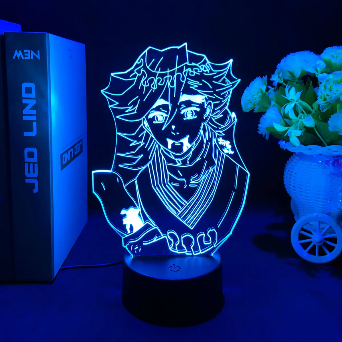 Anime Demon Slayer 3D LED Nightlight Figure for Kids Child Bedroom Decor Cool Kimetsu No Yaiba Lamp Gift Dropshopping