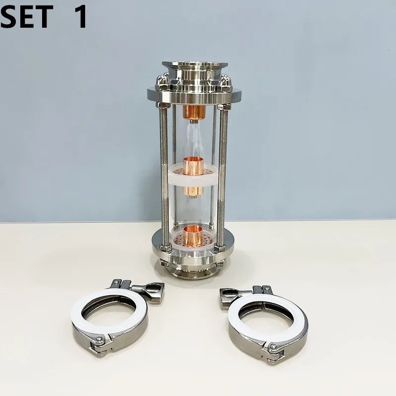 銅製バブルスプラットセットを備えた3レベルのビジョン2インチ土嚢,3列の光ファイバー,ステンレス鋼304